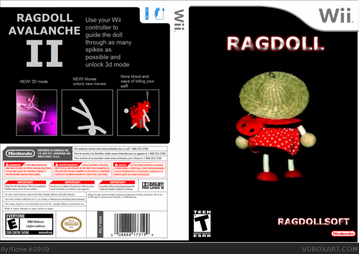 Ragdoll Avalanche II box art cover