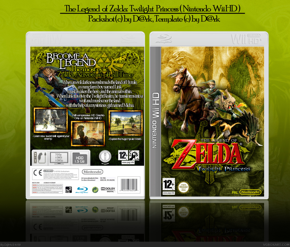 The Legend of Zelda: Twilight Princess (WiiHD) box cover
