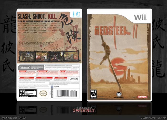 Red Steel ll box art cover