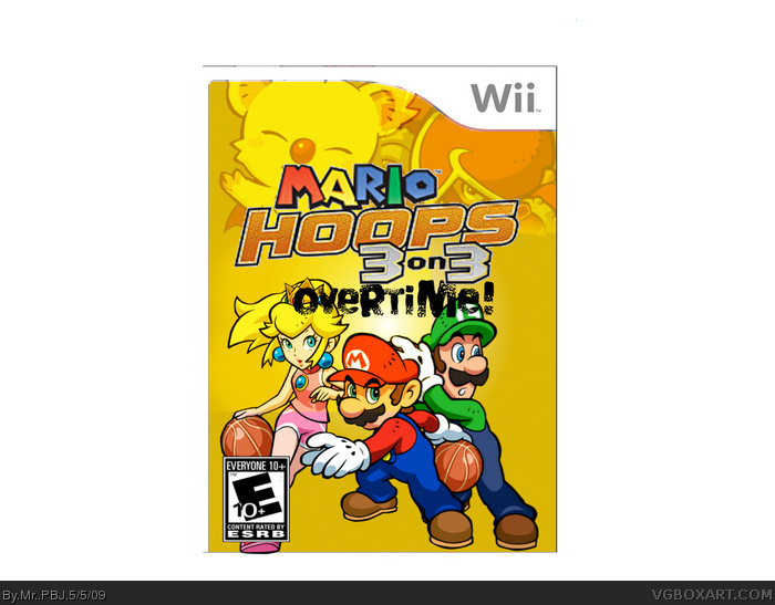 Mario Hoops 3 On 3: Overtime! box art cover