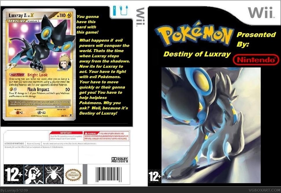 Pokemon Destiny of Luxray box cover