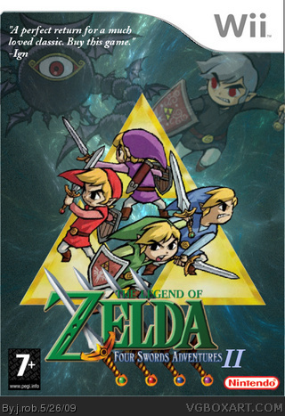 The Legend Of Zelda: Four Swords Adventures II box cover