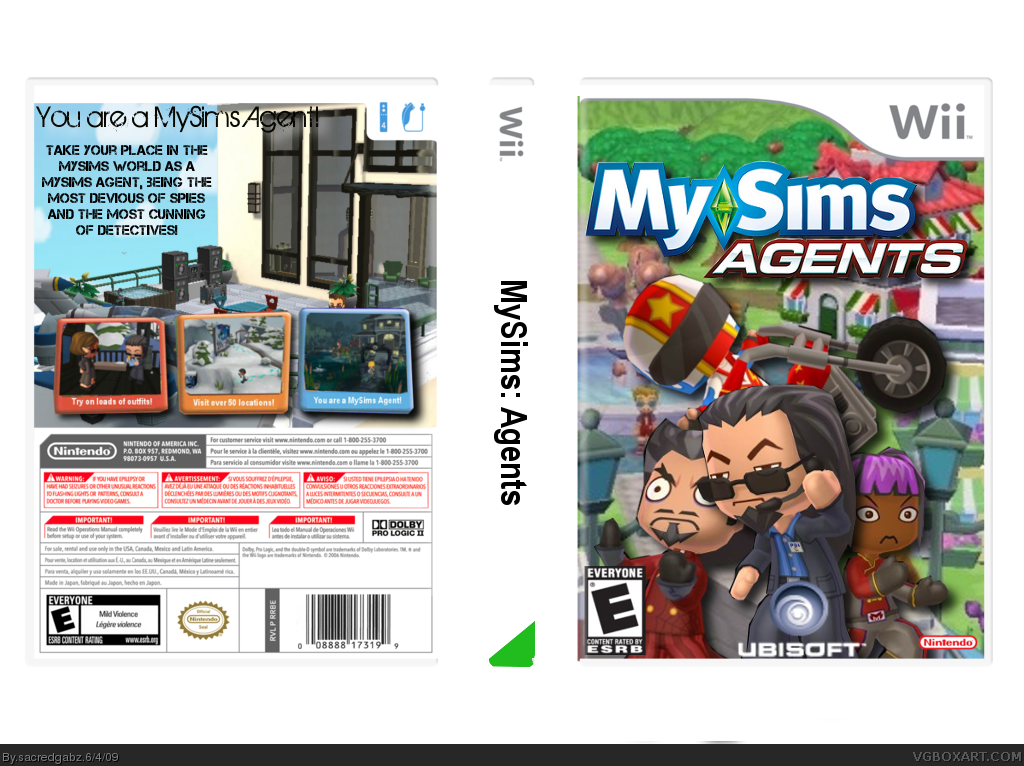 MySims: Agents box cover