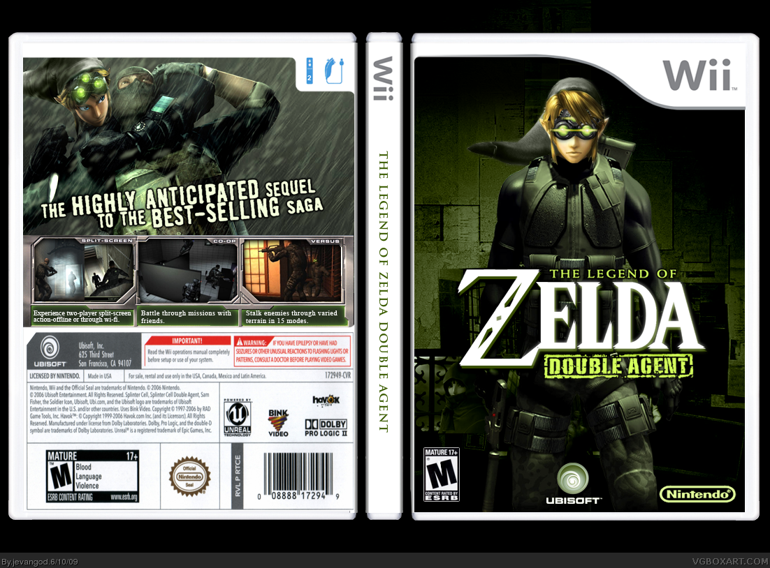The Legend of Zelda: Double Agent box cover