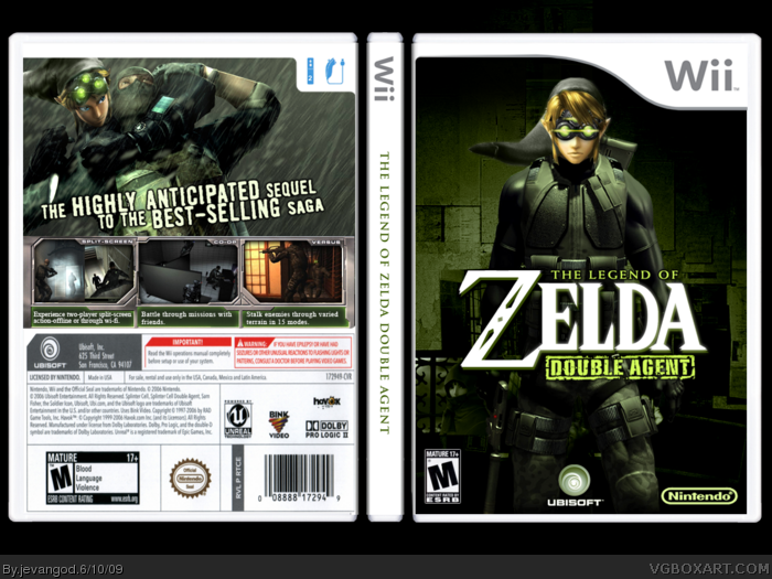 The Legend of Zelda: Double Agent box art cover