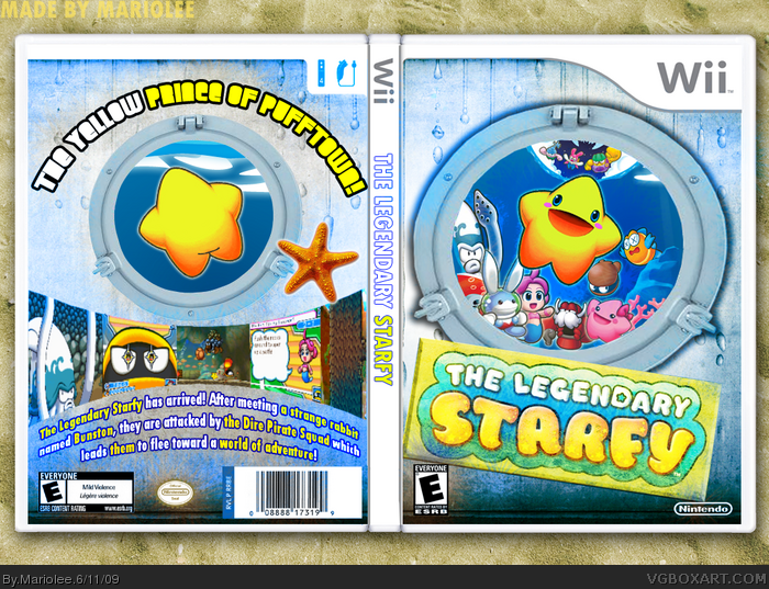 The Legendary Starfy box art cover