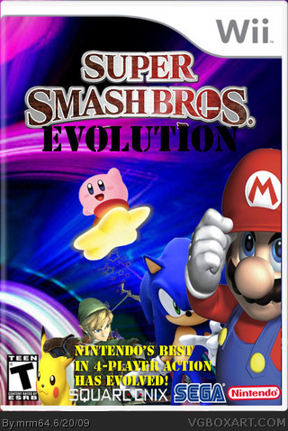 Super Smash Bros. Evolved box cover