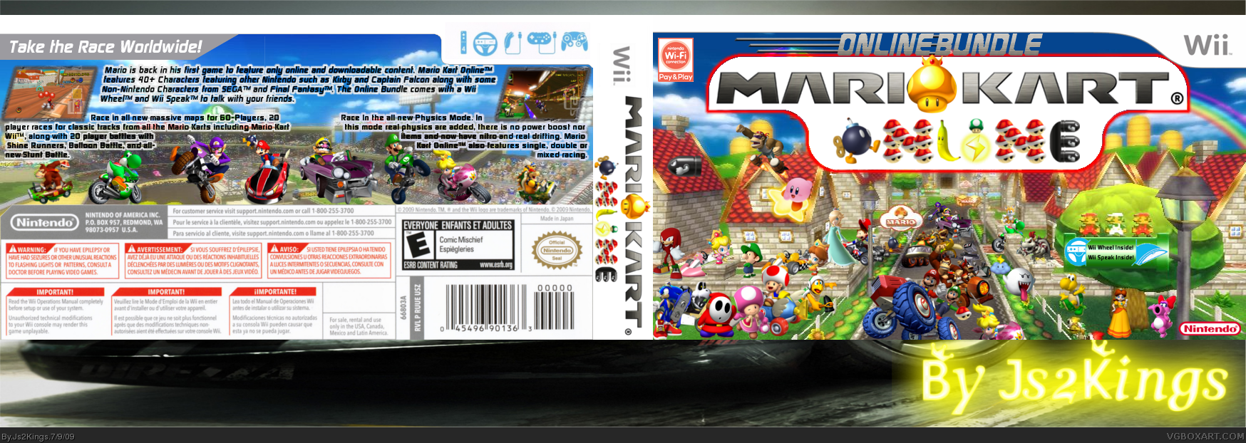 Mario Kart Online box cover