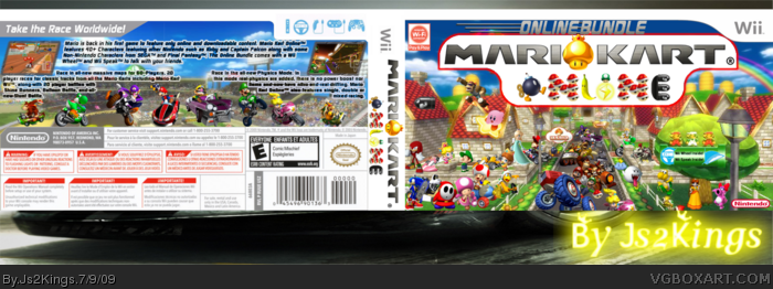 Mario Kart Online box art cover