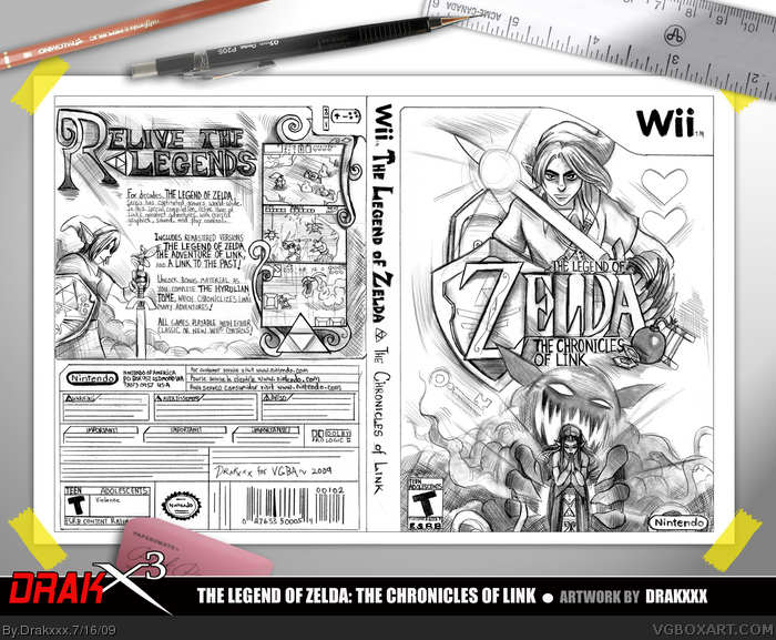 The Legend of Zelda: The Chronicles of Link box art cover