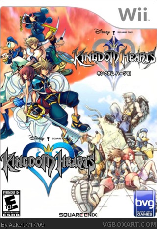 Kingdom Hearts 1 & 2 box cover