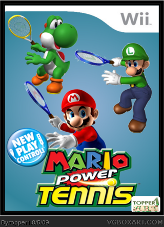 New Play Control! Mario Power Tennis box cover