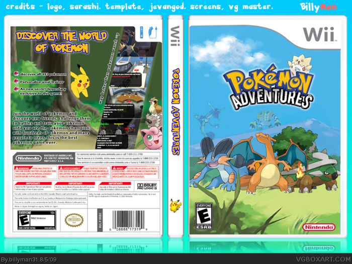 Pokemon: Adventures box art cover