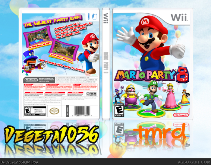 Mario Party 8 box art cover