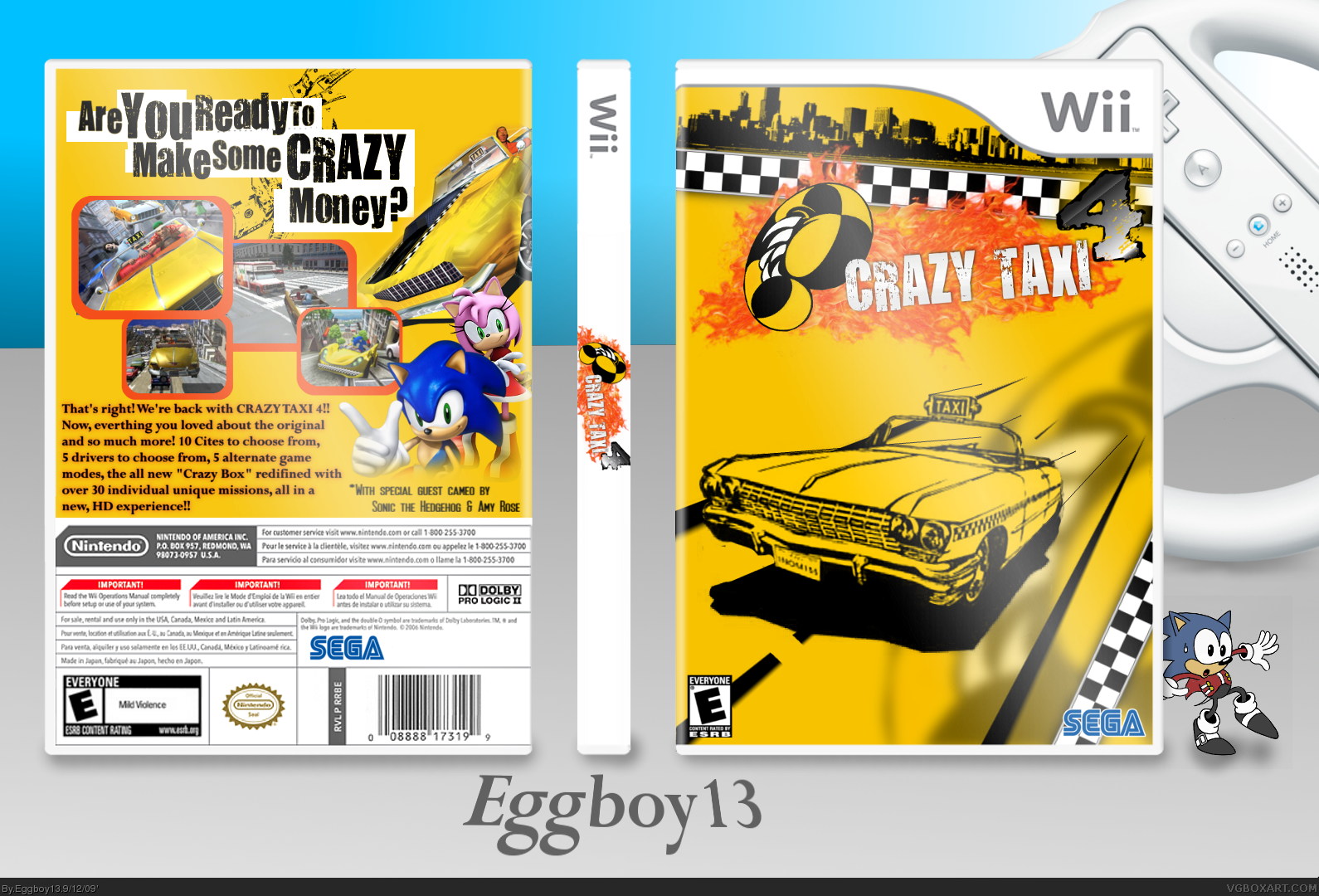 Crazy Taxi 4 box cover