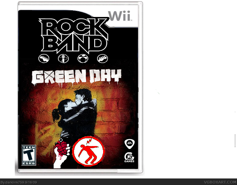 Rock Band: Green Day box cover