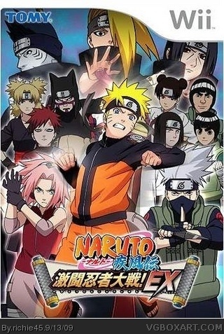 Naruto Shippuden: Clash of Ninja Revolution 3 box cover