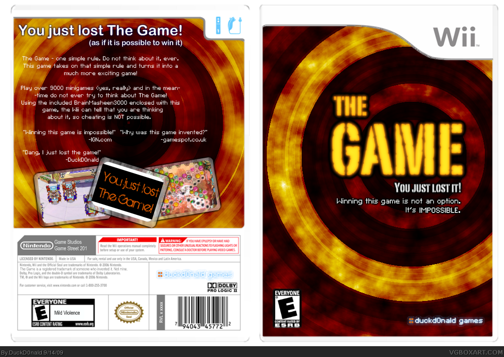 The Game box cover