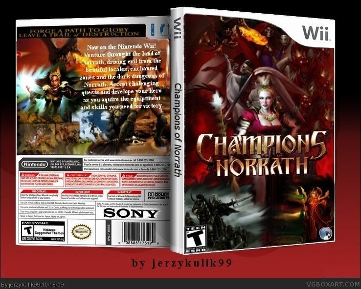 Champions of Norrath box cover