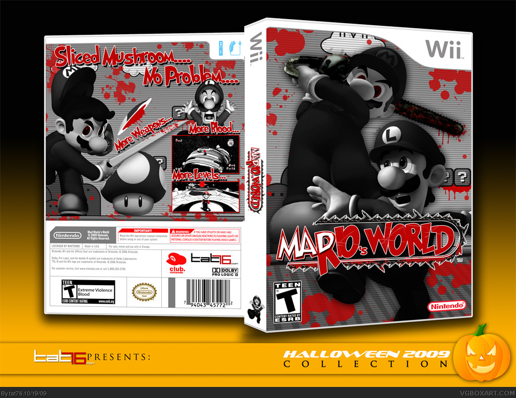 Mad Mario's World box cover