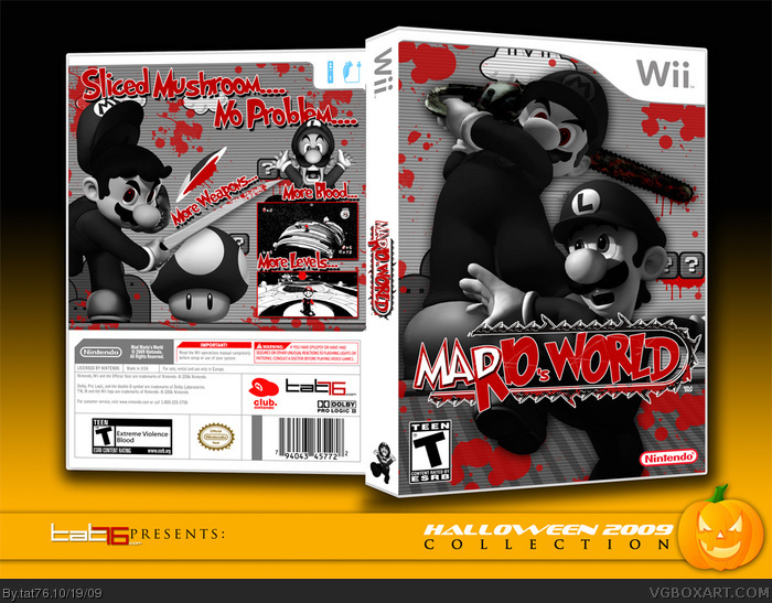 Mad Mario's World box art cover