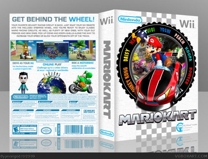Mario Kart box art cover
