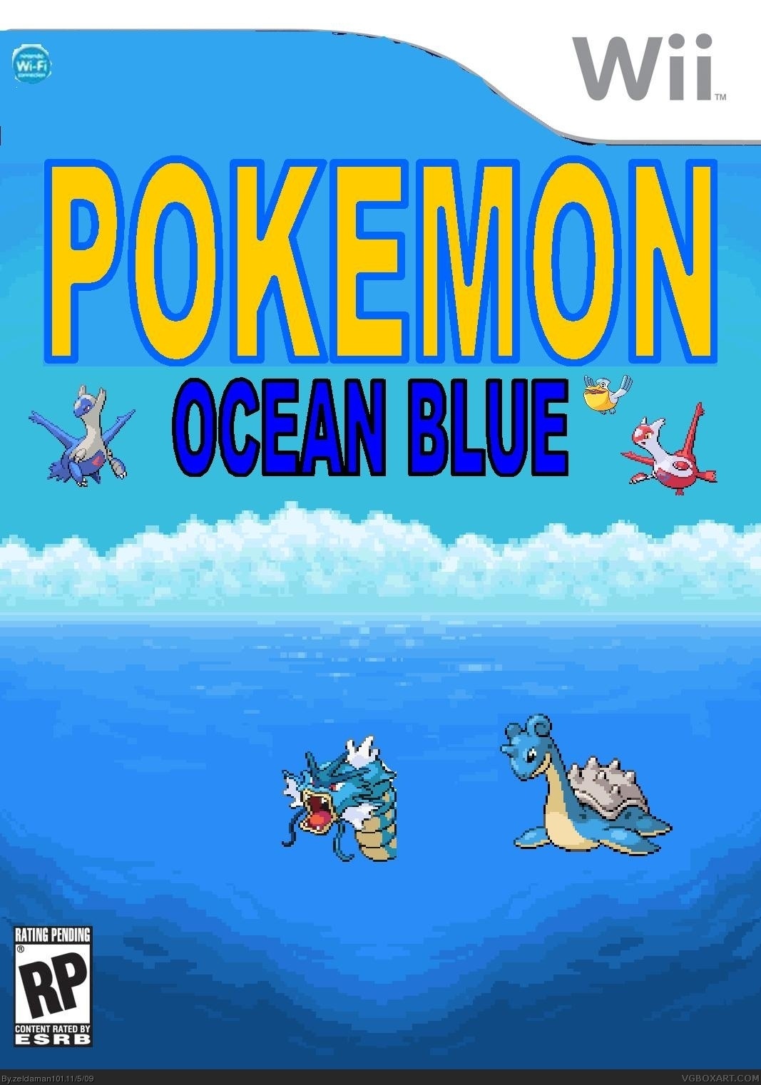 pokemon ocean blue box cover