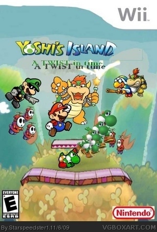 Yoshi's Island A twist in time box cover