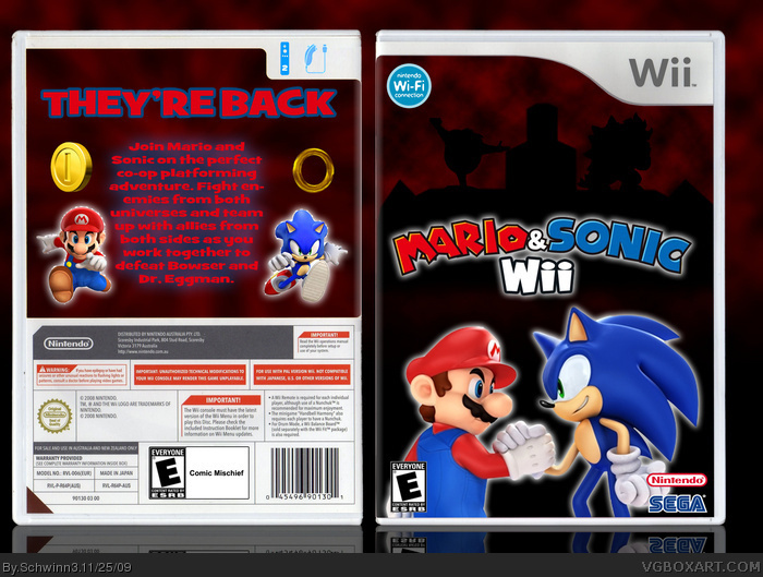 Mario & Sonic box art cover