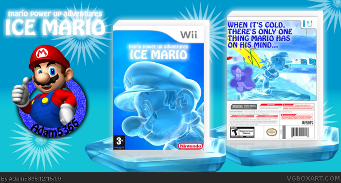 Mario Power Up Adventures: Ice Mario box art cover
