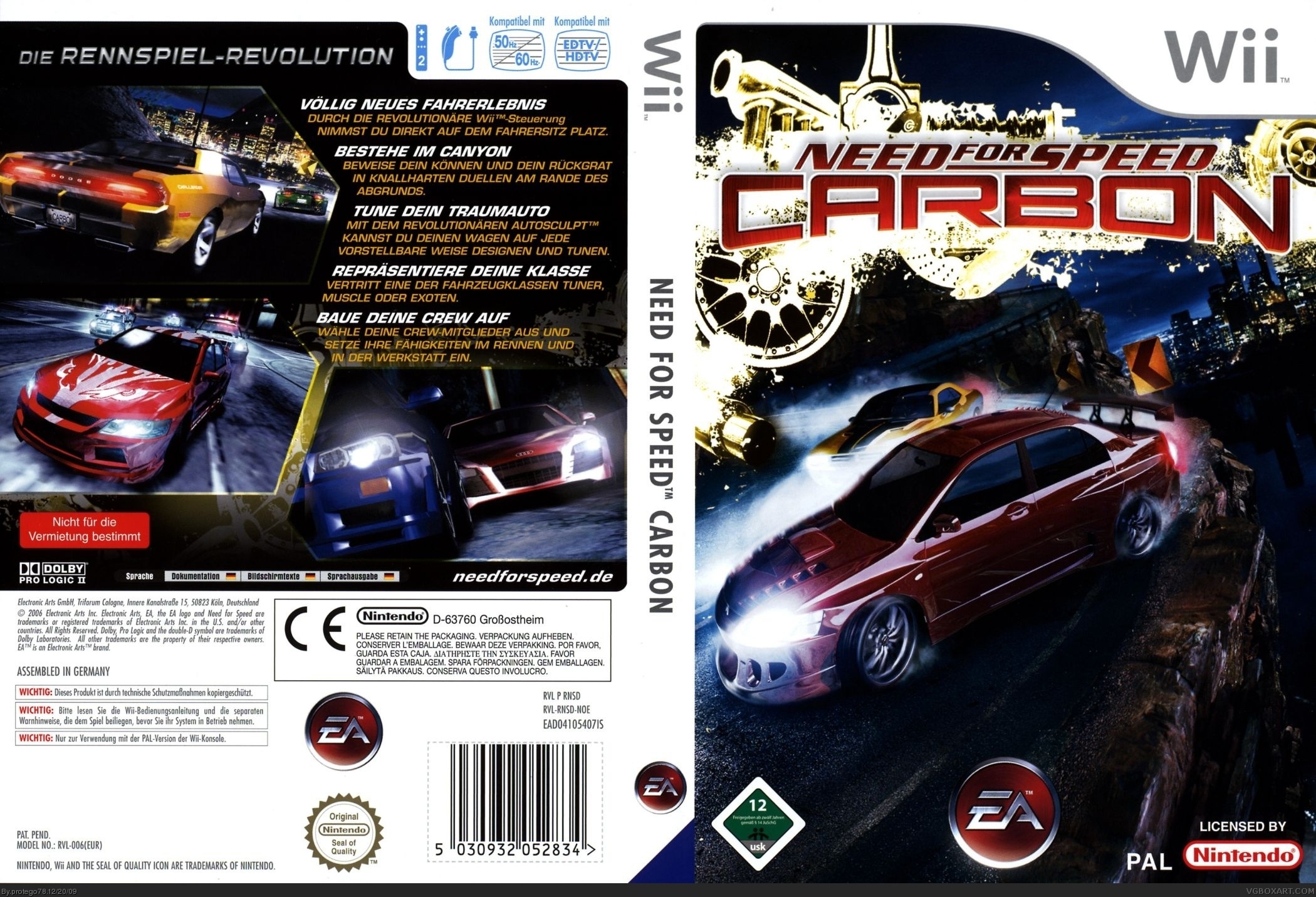 Need for Speed: Carbon box cover