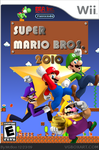 Super Mario Bros. 2010 box cover