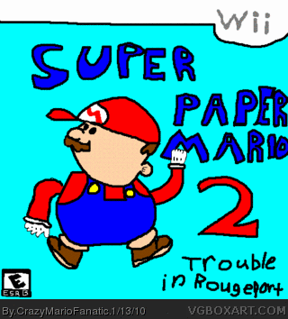 Super Paper Mario 2 Wii Box Art Cover by CrazyMarioFanatic
