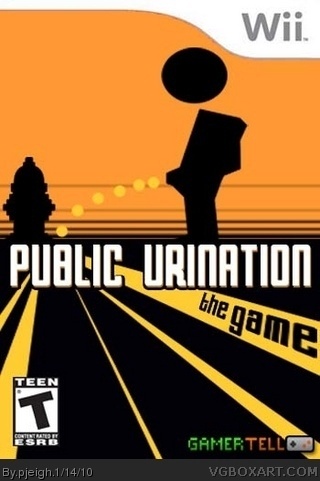 Public Urination: The Game box cover