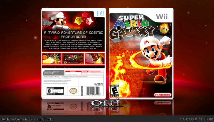 Super Mario Galaxy box art cover