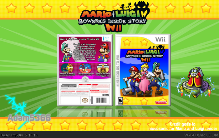 Mario & Luigi Bowser's Inside Story box art cover