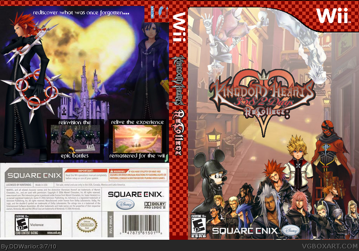 Kingdom Hearts Re: 358/2 Days box art cover