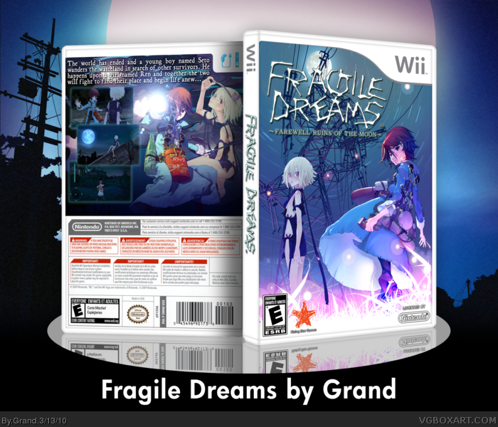 Fragile Dreams: Farewell Ruins of the Moon box art cover