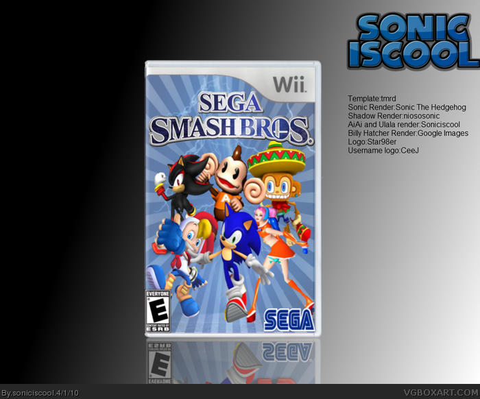 Sega Smash Bros. box art cover