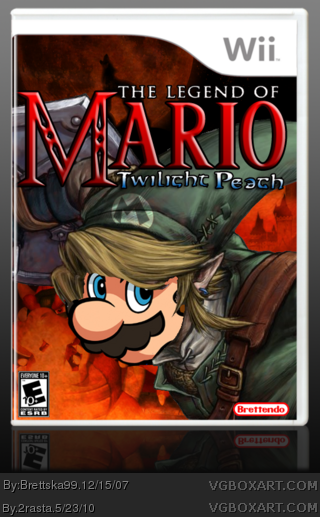 The legend of Mario:Twilight Princess box cover