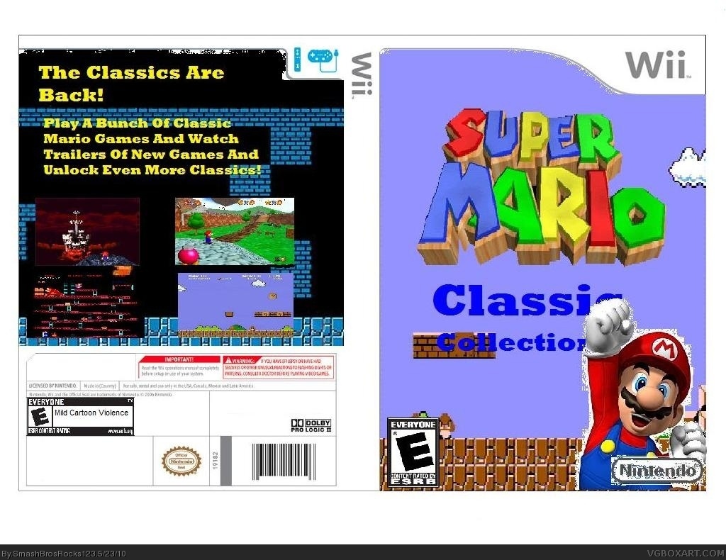 Super Mario Classic Collection box cover