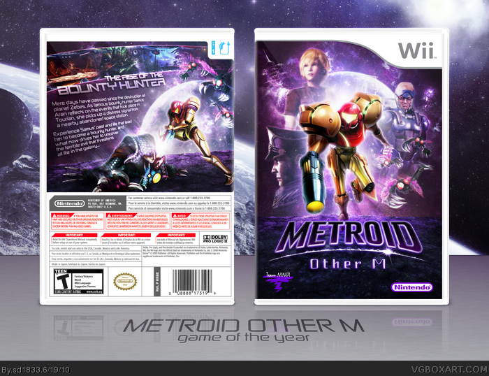 Metroid: Other M box art cover