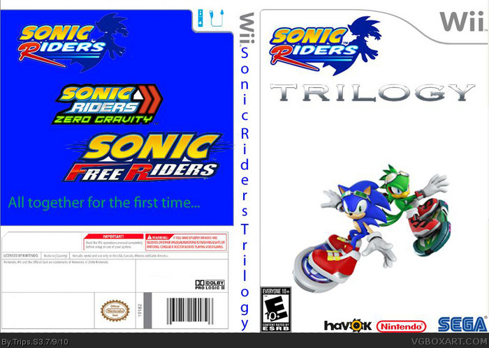Sonic Riders Trilogy box art cover