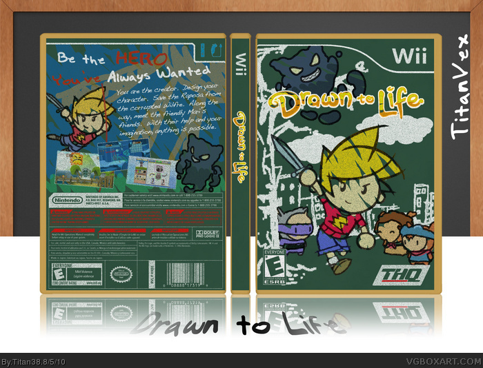 Drawn to Life: Wii box art cover