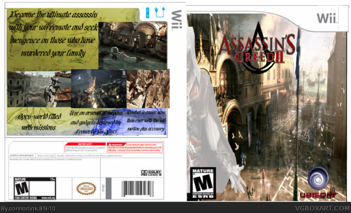 Assassins Creed Wii Edition box art cover