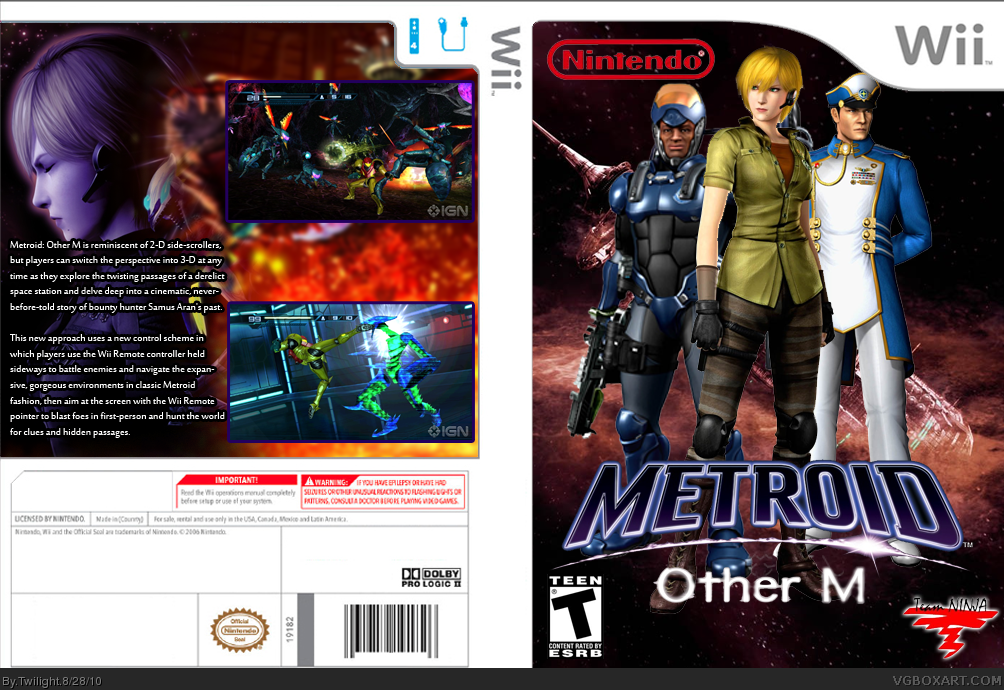 Metroid Other M box cover