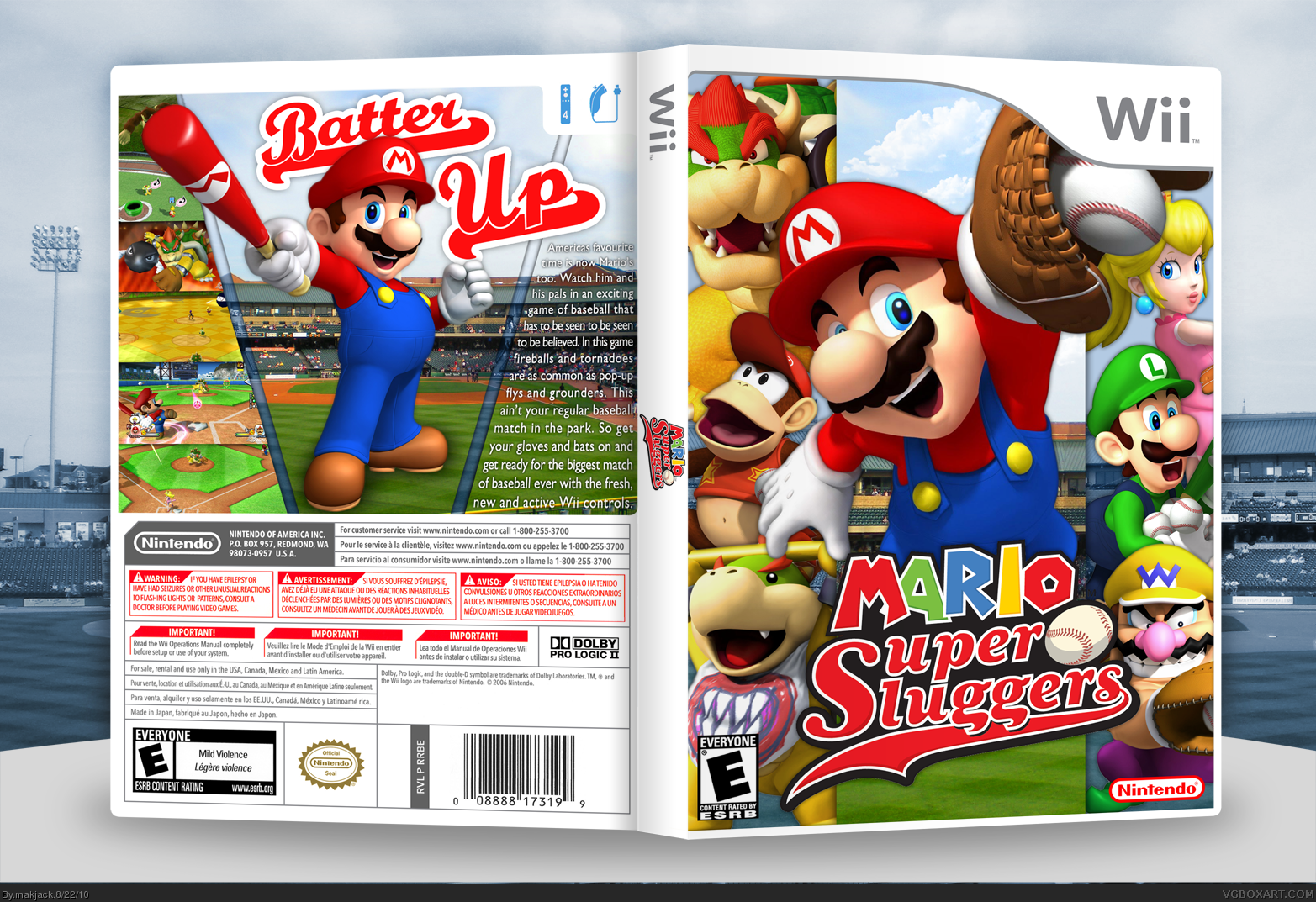 Mario Super Sluggers box cover