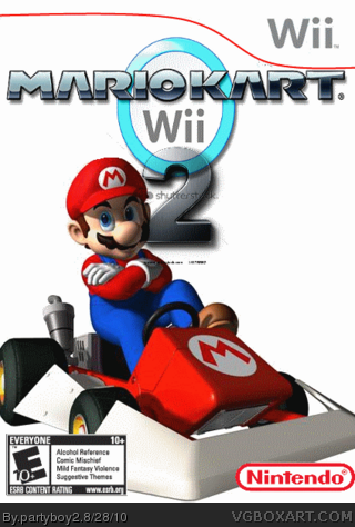 Mario Kart Wii 2 box cover