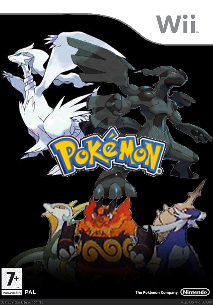 Pokemon: Black & White Wii box cover