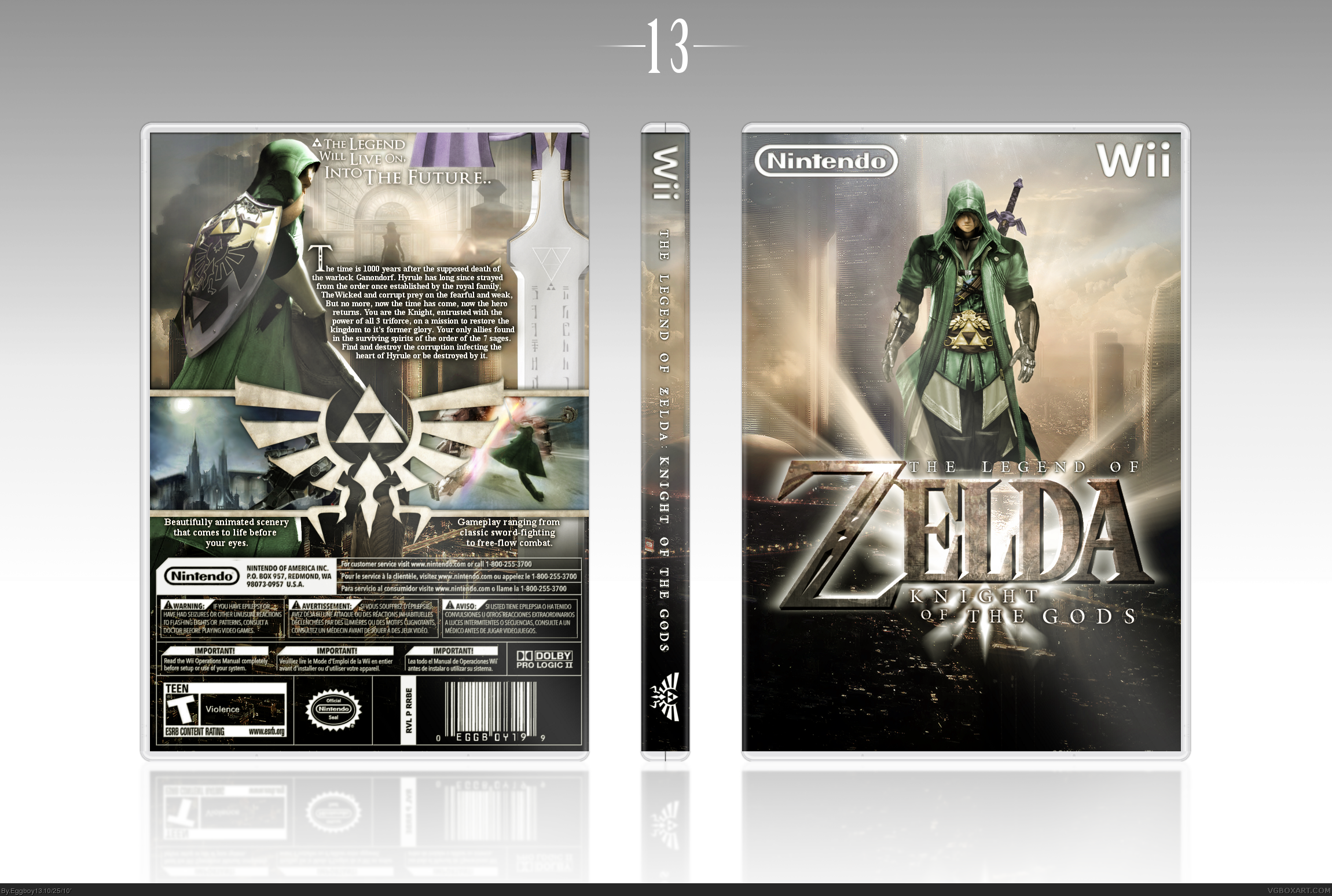 The Legend of Zelda: Knight of The Gods box cover
